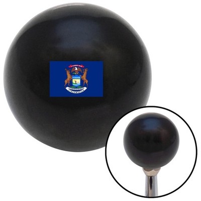 Michigan Black Shift Knob w/ M16x1.5 Insert Shifter Auto Manual Custom Brody