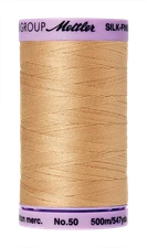 Oat Straw 0260 | Silk-Finish Cotton 50wt - #9104 (500M / 547Y Spool) | Mettler