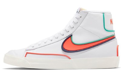 Nike Blazer Mid 77 Infinite White Blue Void Crimson - DA7233-102 New Authentic