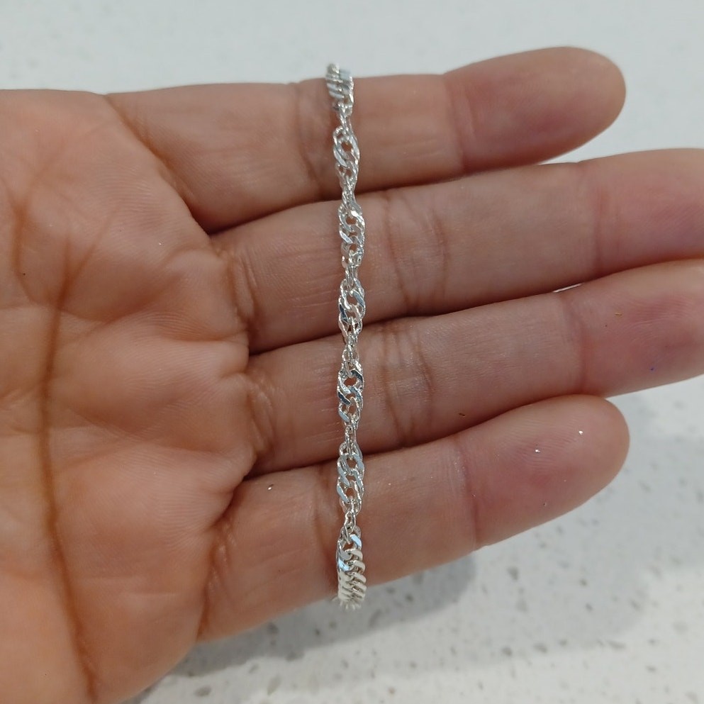 Beautiful Bracelet Silver adjustable - image 3