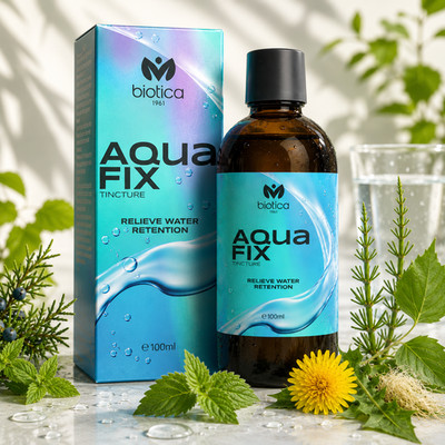 AquaFix Natürlicher Kräuter Flüssigextrakt mit Schachtelhalm Birke Löwenzahn 100ml
