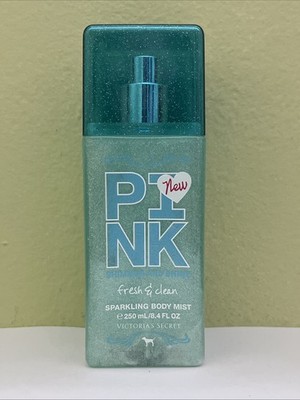 (1) Victoria's Secret PINK FRESH & CLEAN Sparkling Body Mist Shimmer 8.4oz NEW