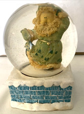 Father Christmas Water Snow Globe -  Pre Loved - Vintage
