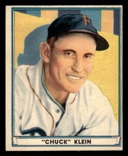 1941 Play Ball Baseball #60 Chuck Klein EX *e1