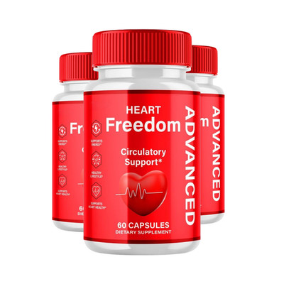 3-Pack Heart Freedom Capsules   HeartFreedom Natural Glycogen Support - 180 Caps