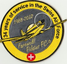 Pilatus PC-9 34 years of service in the Swiss Aie Force Farewell Stoff