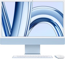 2023 Apple iMac 24" M3 4.05Ghz 8GB RAM 256GB SSD 8CPU/10GPU/4 Ports Blue A2873