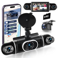 4 Channel Dash Cam Front and Rear Inside 360  Dash Camera for Cars 4 Channel ...