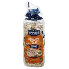 Organic Brown Rice Cakes, Cinnamon Toast, 8.9 oz 253 g