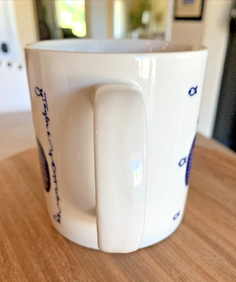 Rare Blue Vintage 1979 Taylor & Ng LE POISSON CHAT "Catfish" Coffee Tea Mug Cup - Image 3 of 4