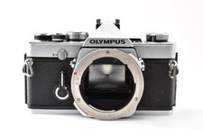 Meter Works  Almost MINT Olympus OM-1 OM1 Silver 35mm SLR Camera From JAPAN
