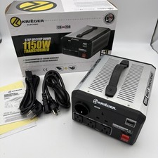 Krieger 1150W Step Up Step Down Voltage Transformer 120V 230V w Box