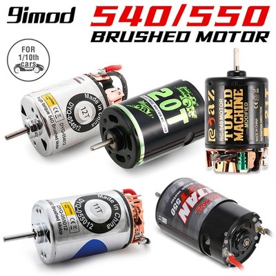 9IMOD 540 550 RC Brushed Motor for 1/10 Axial SCX10 TRX4 TRX6 HSP Wltoys Cars
