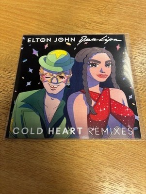 Elton John & Dua Lipa - Cold Heart 9 Mix - New Rare Brazilian Promo Cd