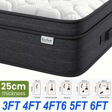 LUXURY ORTHOPAEDIC 4000 POCKET SPRUNG MATTRESS 3FT 4FT 4FT6 DOUBLE 5FT KING SIZE