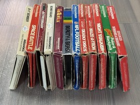 Lot of 12 Intellivision Games With Boxes: Dungeons & Dragons, Tron, Burgertime