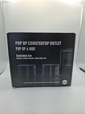 Pop Up Outlet with 15W Wireless Charger, 4 AC Outlets  PD 20W USB Fast Charging