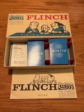 Vintage 1963 Flinch Game Card Game Parker Brothers Complete in Great Condition