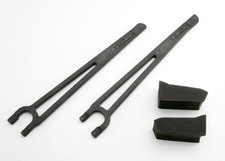 NEW Traxxas Hold Downs/Battery Left Rights/Foam Spacers E-Maxx FREE US SHIP