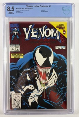 Venom:Lethal Protector #1 (1993) Marvel-Red Foil Cover-CBCS 8.5-White Pages-Key