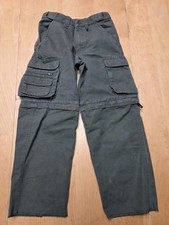 Boy Scouts America Cargo Pants Mens 8 Youth Green Zip Off Hiking Utility FreeSH