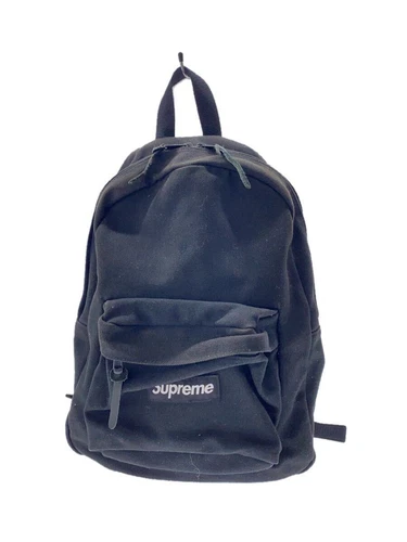 Sac à dos Supreme coton noir occasion