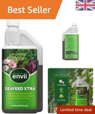 SeaFeed Xtra 100% Organic Seaweed Fertilizer - Liquid Plant Food, 500L Coverage 0.05 per litre