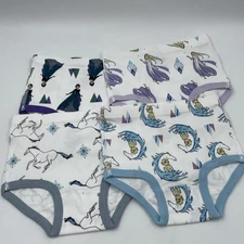 4 New Hanna Andersson Girls Organic Cotton Classic Brief Underwear Panties Sz XS