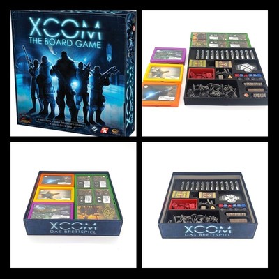 XCOM Board Game Insert+Dashboards