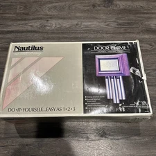 VTG Nautilus Door Bell Chime NC305 Woodgrain 70s Look No Instructions