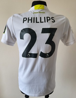 Leeds United 2021 - 2022 Home football Adidas shirt #23 Phillips size Small