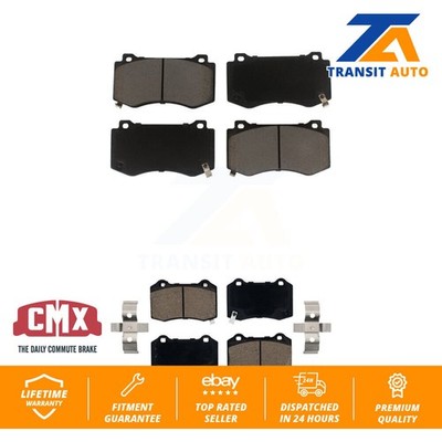 Front Rear Ceramic Brake Pads Kit For Dodge Charger Chrysler 300 Challenger Jeep
