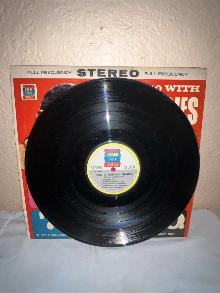 RAY CHARLES - Take 10 With Ray Charles 1950's R&B SOUL in Vinyl Record Vintage - Image 3 of 4