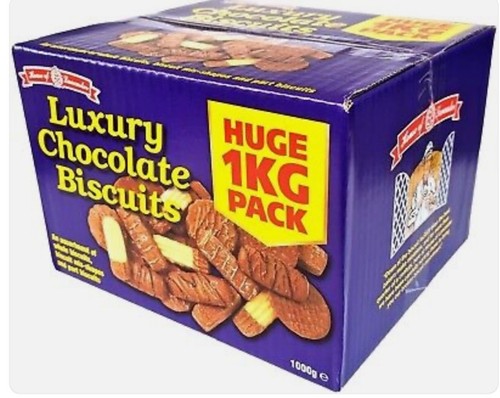 Luxury Chocolate Broken Biscuits Assortment 1Kg Box - House Of Lancaster - Picture 2 of 2