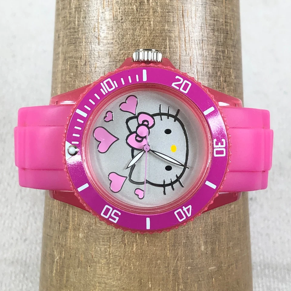 Reloj Hello Kitty Mujer HWL1346 Deportivo Rosa Banda Silicona Cuarzo Analógico 40mm 7" Foto 2 de 4
