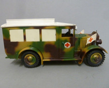 Hausser Elastolin Sanitätsauto LKW  1937 Rotkreuz Mimikri Spritzlack orig. TOP