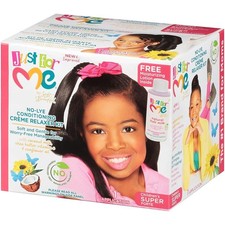 Just for Me No-Lye Conditioning Creme Relaxer 1 Count Pack of 1 , Clear