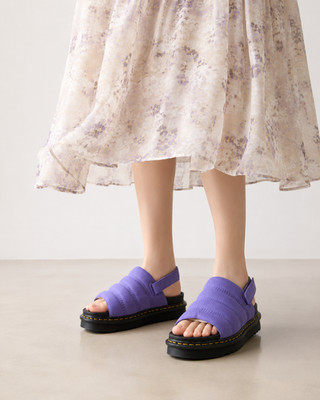 Twilight Purple ~ KOLE SUEDE Slingback MULES/ SANDALS MSRP$190 Chic&Comfy