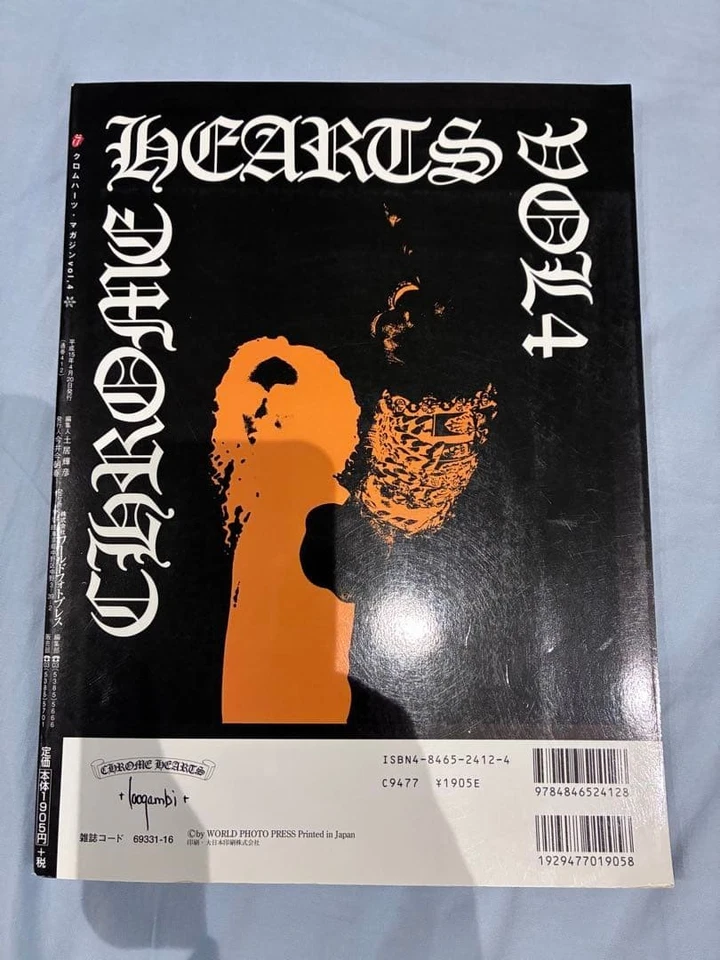 Chrome Hearts Magazine Vol. 4 Rolling Stones Stickers Poster from japan - Image 2 of 2