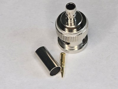 5pcs RFB-1106-2 BNC Male In-Line Crimp Plug for RG58/U Cable Group C
