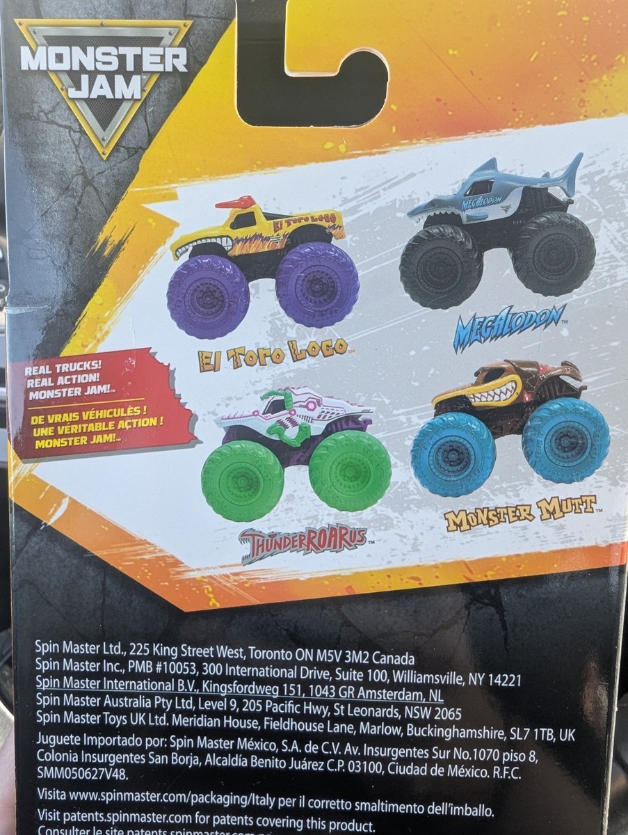 Monster Jam 1:72 Scale Monster Truck Set 4-Pack | eBay