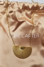 Louise Carter Ellie Sunburst Semicircle Necklace 16"+2"