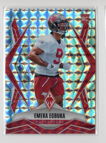 Panini 2025 Silver Mosaic Rookie Prizm Emeka Egbuka #376 Buccaneers NFL