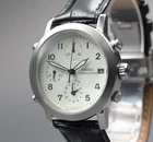 Vintage 1996 【 Near Mint New Band 】Seiko 7T32-7D60 Chronograph Men's QZ Watch