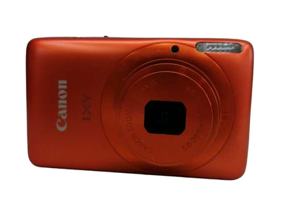Canon IXY 400F PowerShot SD1400 IS DIGITAL ELPH Orange 14.1MP Used