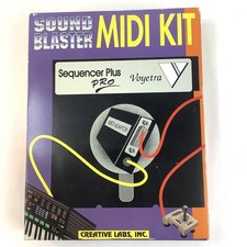 Creative Labs Sound Bolster MIDI Kit Sequencer Plus Pro With Sealed Software