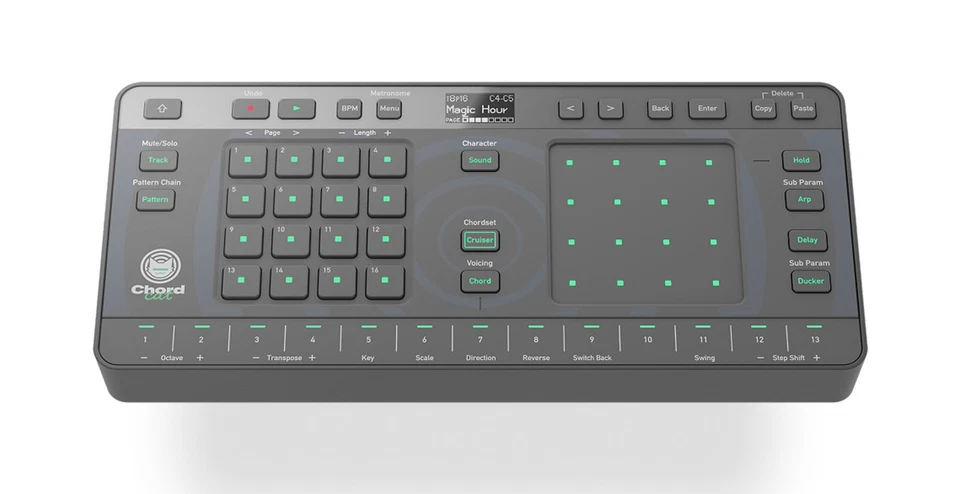 Groovebox de 8 pistas Pioneer DJ AlphaTheta Chordcat Foto 3 de 4