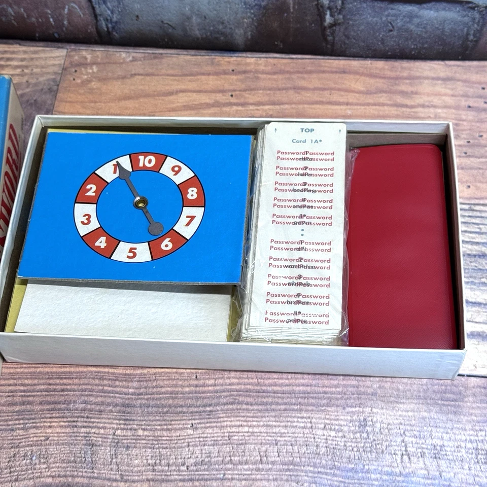 Milton Bradley Vintage 1962 Password Game 15th Edition Complete w /Instructions - Image 4 of 4
