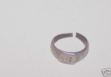 @ BAGUE ALUMINIUM POILU OBJET DE TRANCHEE GUERRE 14 / 18 SOLDAT WW1 WORLD WAR