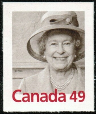 Canada sc#2012i Queen Elizabeth II, Unit from Booklet Bk281Ba
